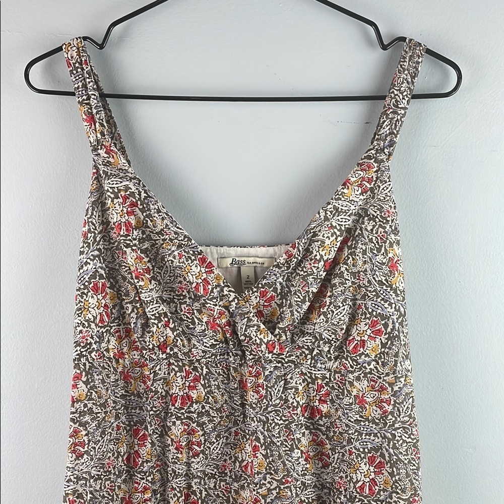 Bass GH Bass & Co Floral Maxi Dress Size 2 - Picture 2 of 6
